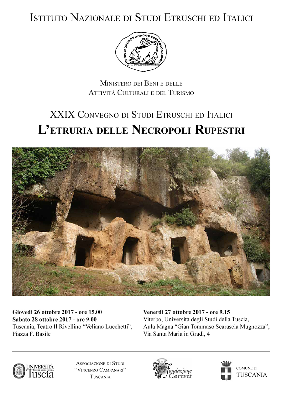 XXIX Convegno di Studi Etruschi ed Italici