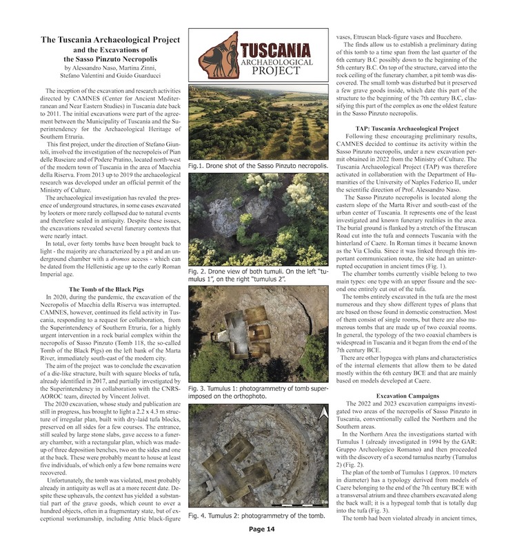 Etruscan News article