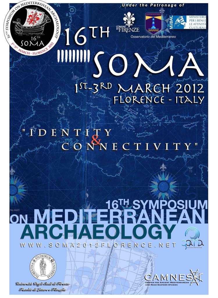 16° Symposium on Mediterranean Archaeology (SOMA)