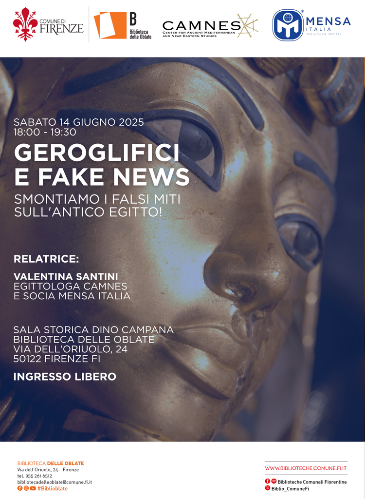 Conferenza "Geroglifici e fake news"