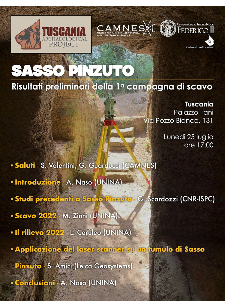 Sasso Pinzuto: risultati preliminari della 1a campagna di scavo