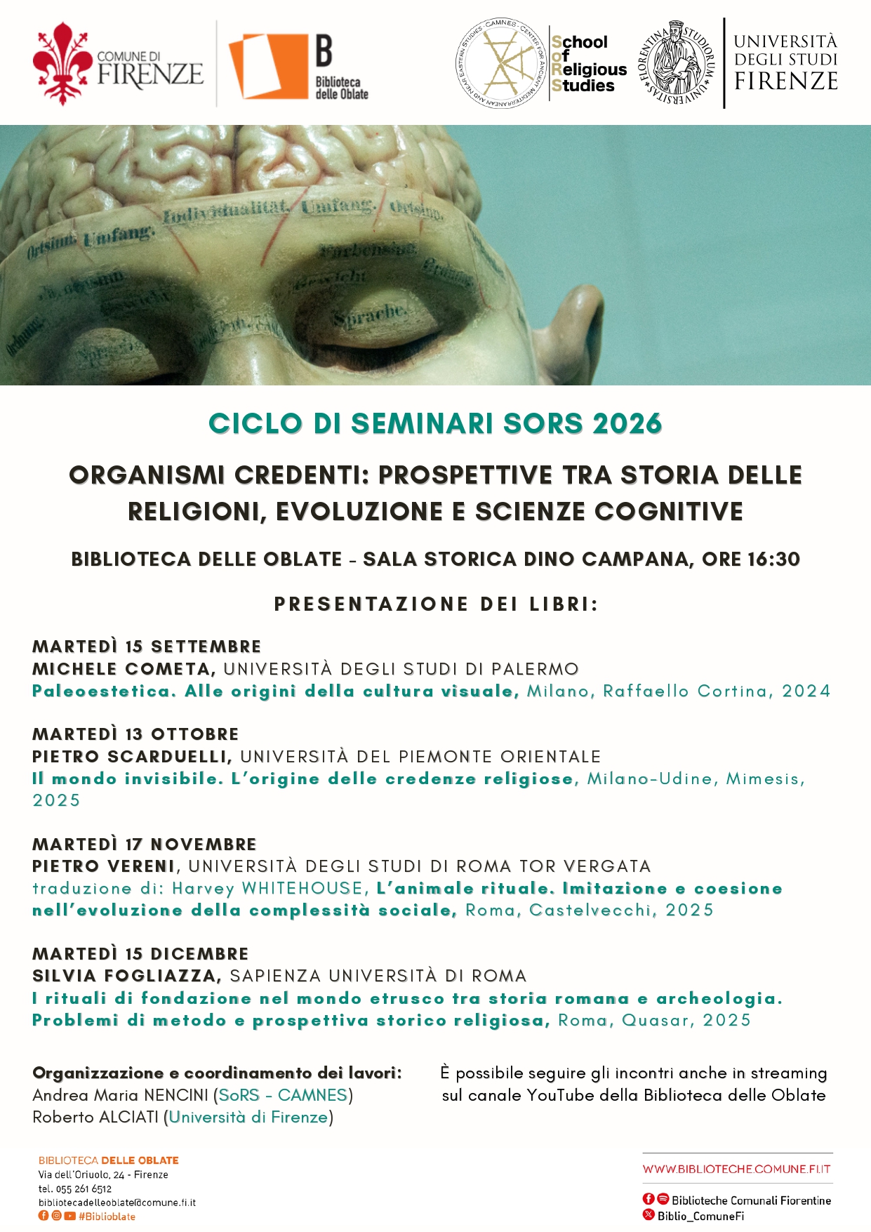Ciclo di seminari SoRS 2026