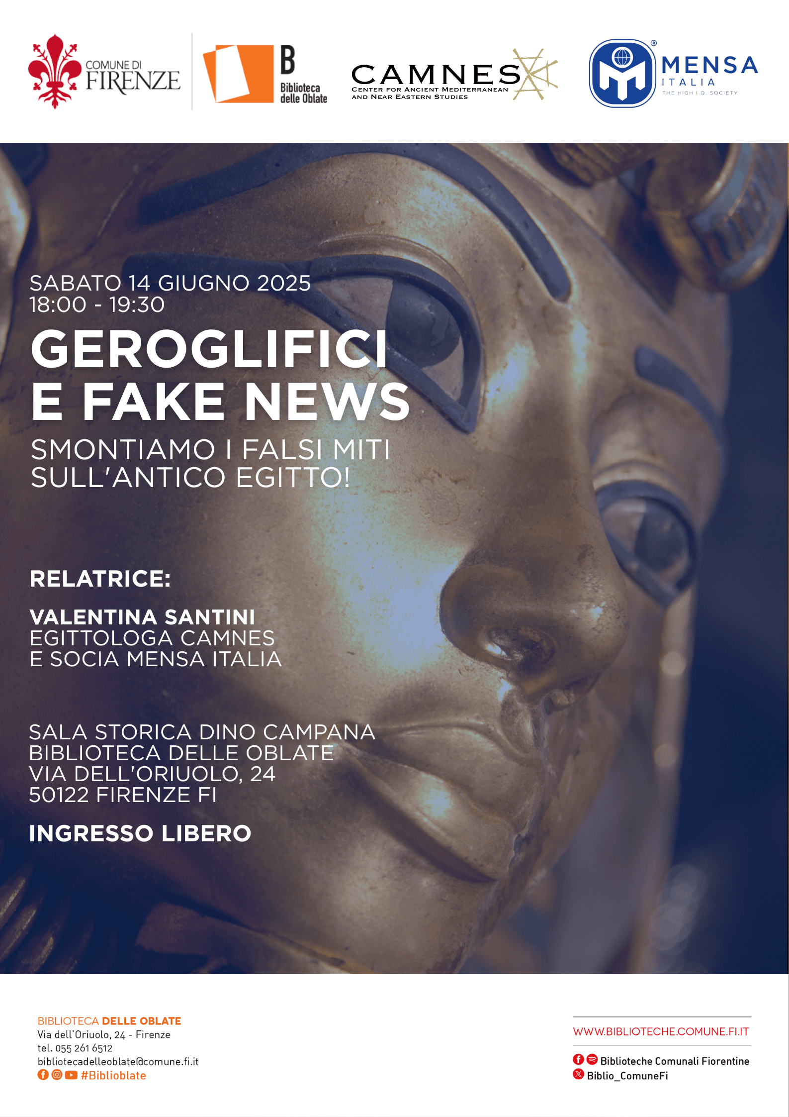 Conferenza "Geroglifici e fake news"