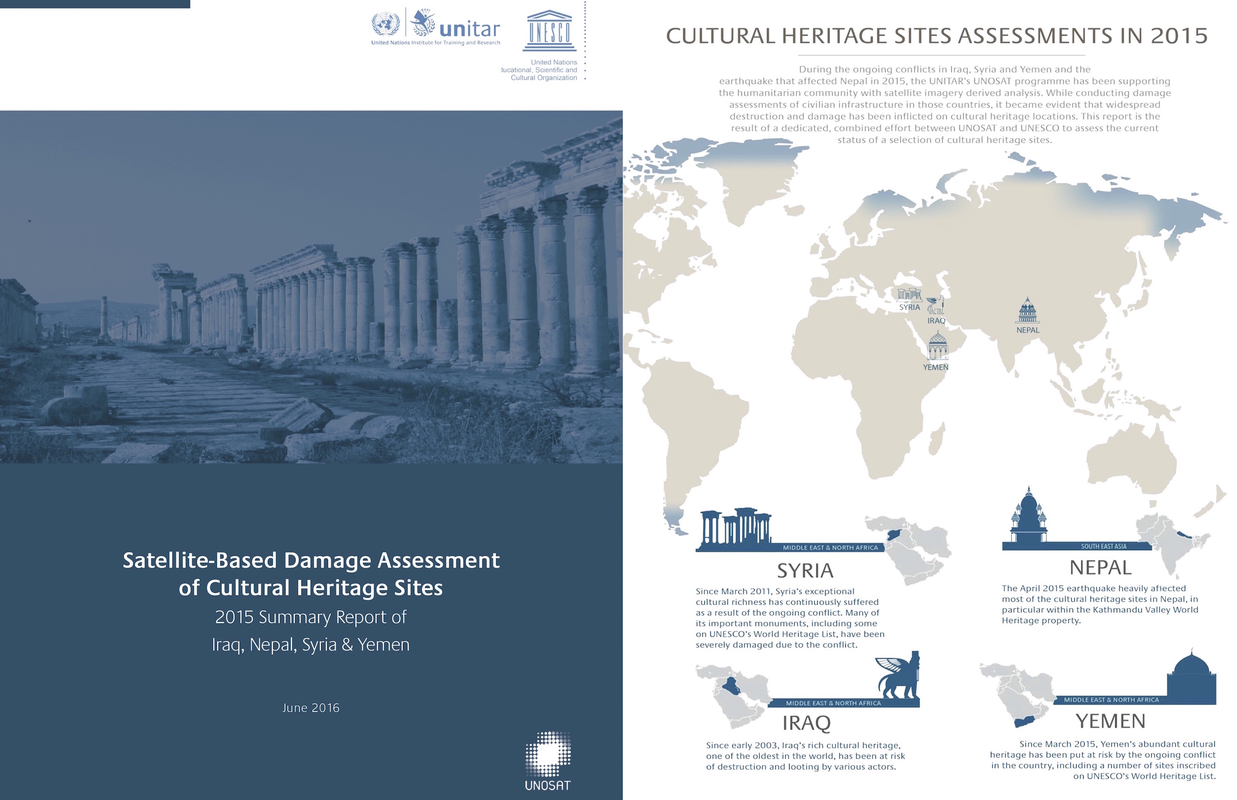 Report UNESCO-UNITAR: Valutazione Satellitare dei Danni ai Siti del Patrimonio Culturale