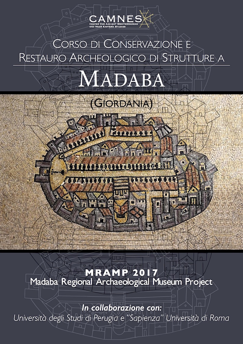 Corso di Conservazione e Restauro Archeologico di Strutture a MADABA (Giordania)