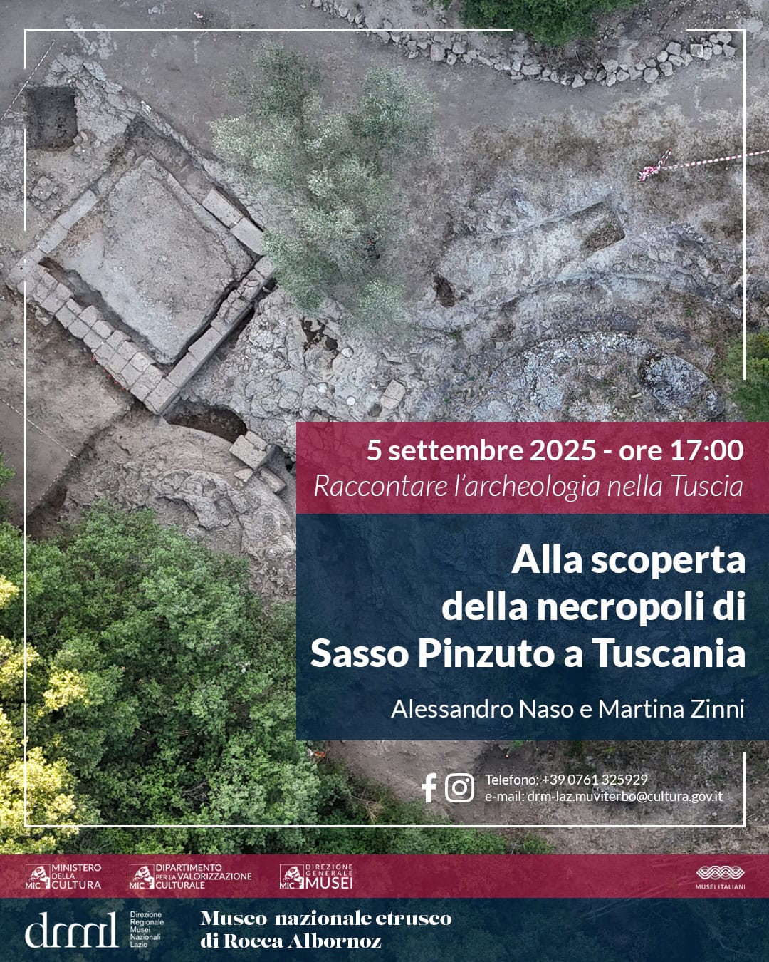 Conferenza Alla scoperta della necropoli di Sasso Pinzuto a Tuscania